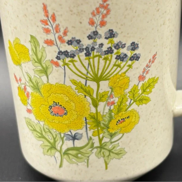 2 Vintage 70s Lenox Temper-ware Grand mugs Summer Spice Made in USA Discontinued - Picture 5 of 6